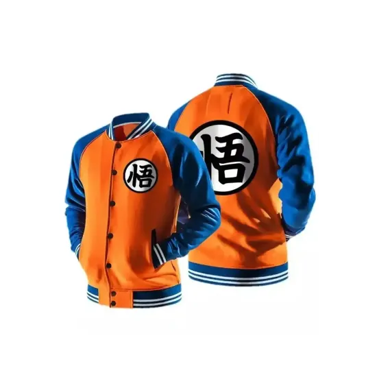 Dragon Ball Z Goku Baseball Bomber Jacket