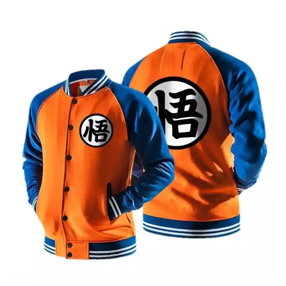 Goku Dragon Ball Z Orange Hooded Jacket | Goku orange jacket