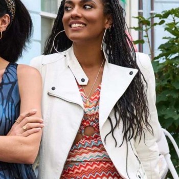 Dreamland Freema Agyeman White Jacket