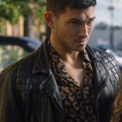 Driven to the Edge Robert Scott Wilson Quilted Leather Jacket