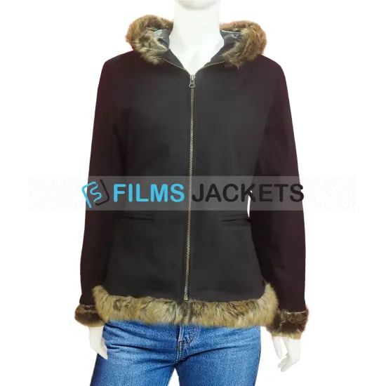 Durarara Izaya Jacket with Fur Hoodie