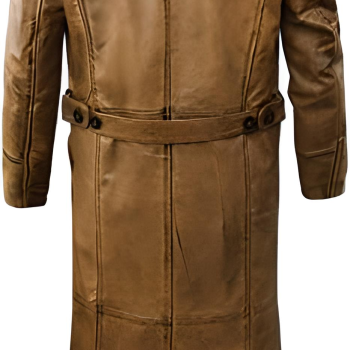 Duster Leather Brown Coat