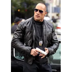 Dwayne Johnson The Rock Leather Jacket