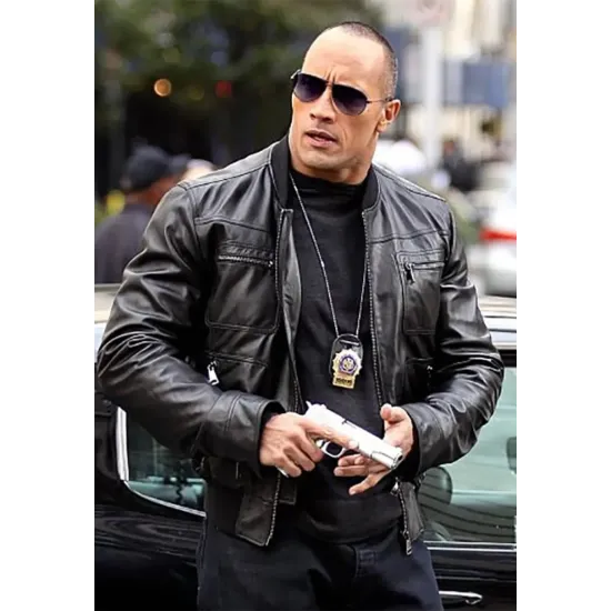 Dwayne Johnson The Rock Leather Jacket