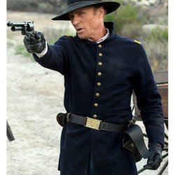 Ed Harris Blue Westworld Coat