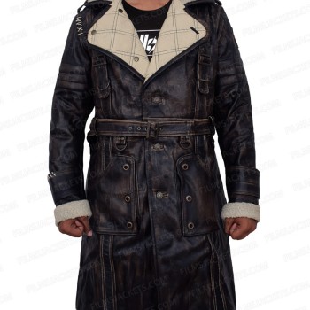 Fallout 4 Elder Maxson Battlecoat with Fur Collar