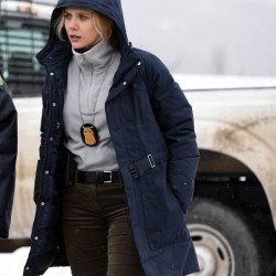 Elizabeth Olsen Wind River Parka