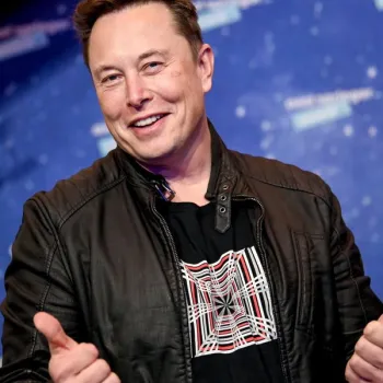 Elon Musk Tesla Event Leather Jacket