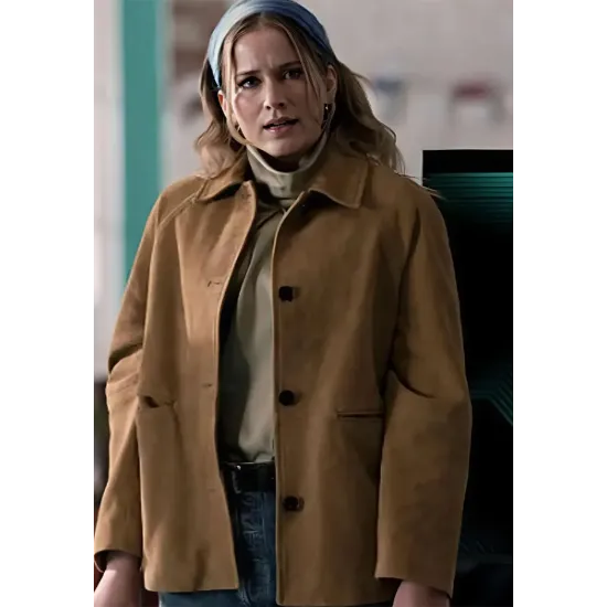 Elsbeth 24 Elizabeth Lail Brown Jacket