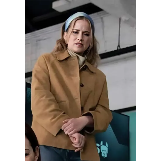 Elsbeth 24 Elizabeth Lail Brown Jacket