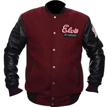 Elvis In Concert Varsity Jacket