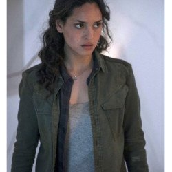 Adria Arjona Emerald City Green Jacket