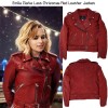 Emilia Clarke Last Christmas Red Leather Jacket