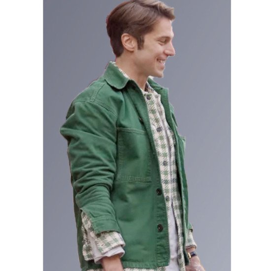 Lucas Bravo Emily in Paris Green Jacket