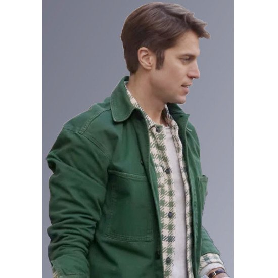 Lucas Bravo Emily in Paris Green Jacket