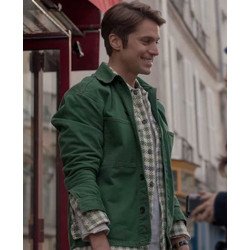 Lucas Bravo Emily in Paris Green Jacket