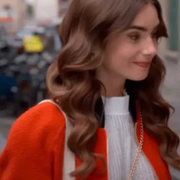 Emily in Paris S2 Emily Cooper Orange Jacket