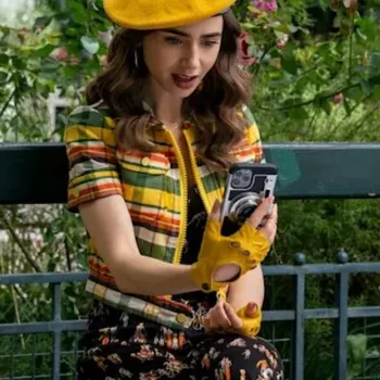 Emily In Paris S2 Lily Collins Yellow Jacket