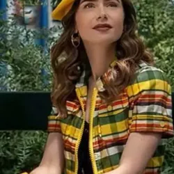 Emily In Paris S2 Lily Collins Yellow Jacket