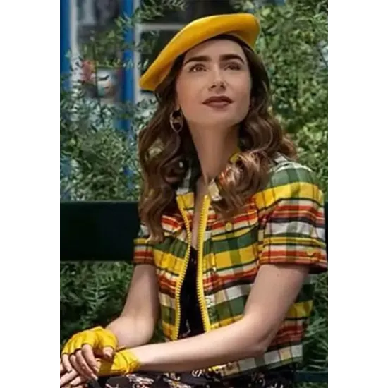 Emily In Paris S2 Lily Collins Yellow Jacket