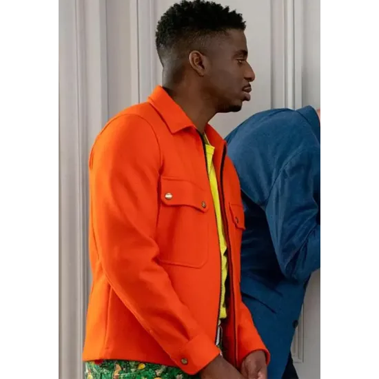 Emily in Paris S2 Samuel Arnold Orange Jacket