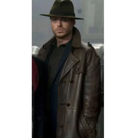 Eternals Ikaris Brown Leather Coat