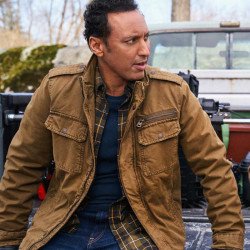 Evil Aasif Mandvi Cotton Jacket