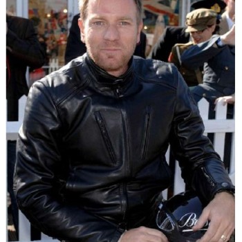 Ewan Mcgregor Goodwood Revival Motorcycle Leather Jacket