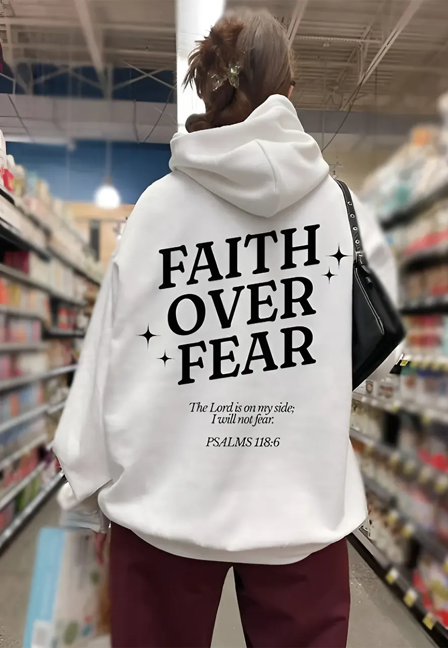 Faith Over Fear Hoodie Films Jackets