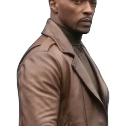 Falcon and Winter Soldier Anthony Mackie Asymmetrical Leather Jacket