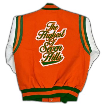 Famu Motto 2.0 Orange Varsity Jacket