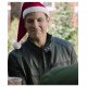 Sean Faris A Veteran's Christmas Brown Leather Jacket