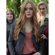 Fate The Winx Saga Abigail Cowen Suede Jacket