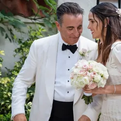 Father of the Bride 2022 Andy Garcia White Simple Blazer