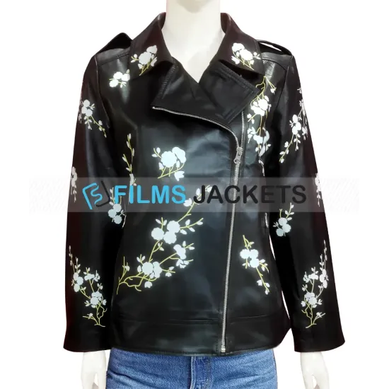 Find Me in Paris Jessica Lord Cropped Leather Jacket