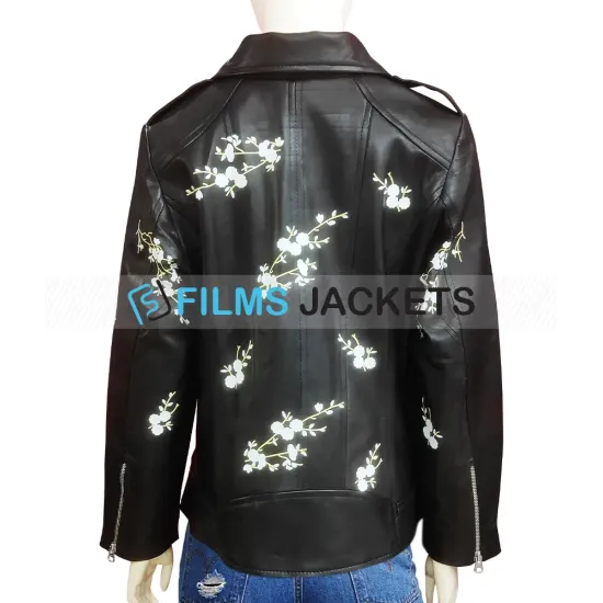 Find Me in Paris Jessica Lord Cropped Leather Jacket