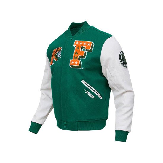 Florida A&M Rattlers Green Varsity Jacket