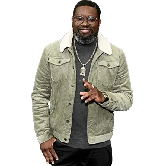 Free Guy Lil Rel Shearling Collar Corduroy Jacket