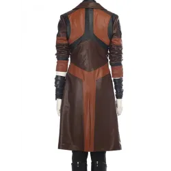 Gamora Guardians of the Galaxy 2 Brown Leather Coat