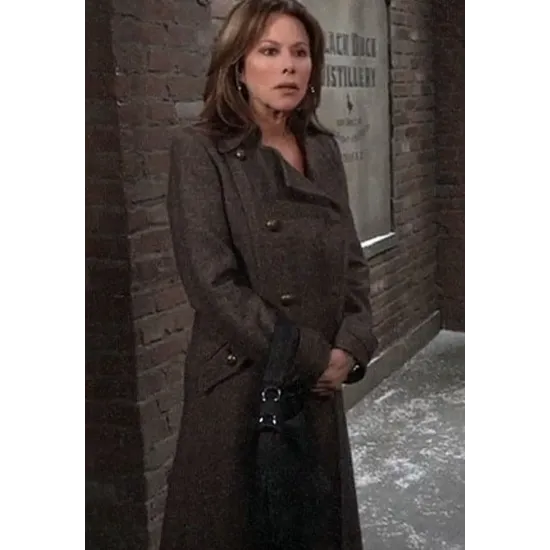 General Hospital Nancy Lee Grahn Grey Wool Coat