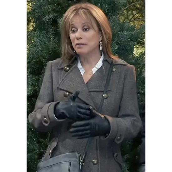 General Hospital Nancy Lee Grahn Grey Wool Coat