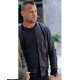 George Eads Macgyver Black Bomber Leather Jacket