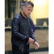 George Eads Macgyver Black Bomber Leather Jacket