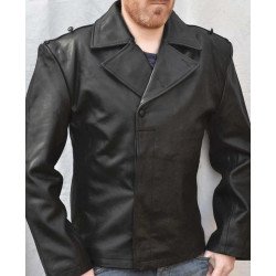 Men's German U Boat Leather Jacket 