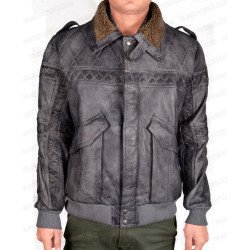 Pilou Asbæk Ghost in the Shell Batou Leather Jacket