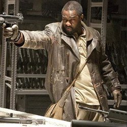 Ghost Rider Idris Elba Brown Leather Coat