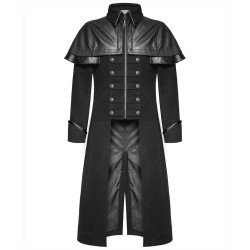 Highwayman Gothic Military Black Coat