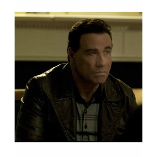 Gotti John Travolta Leather Blazer