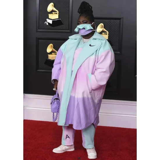 Grammy Awards Chika Pastel Fashion Long Coat