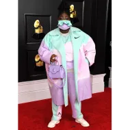 Grammy Awards 2021 Chika Pastel Fashion Long Coat